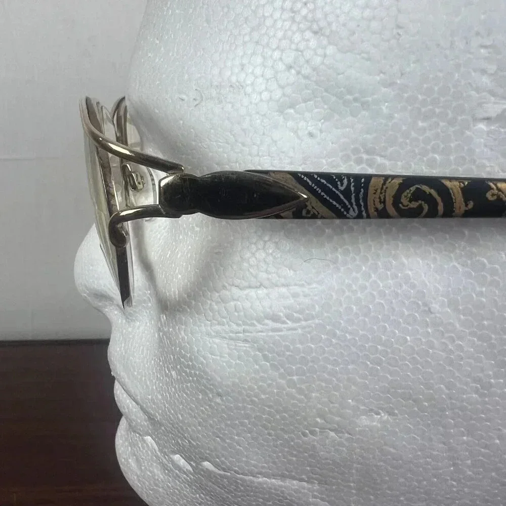 Vintage Silhouette M6264 Oval Glasses FRAME ONLY Women Tribal‎ Gold 56/17/135